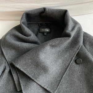 Classic Mackage waterfall wool coat
